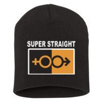 Super Straight Pride Bar Style Short Acrylic Beanie