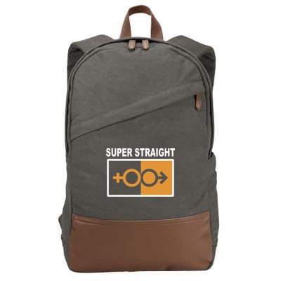 Super Straight Pride Bar Style Cotton Canvas Backpack