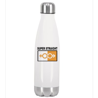 Super Straight Pride Bar Style Stainless Steel Insulated Water Bottle