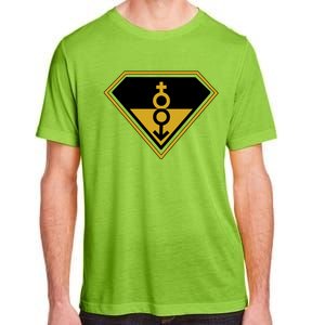 Super Straight Pride Superhero Adult ChromaSoft Performance T-Shirt