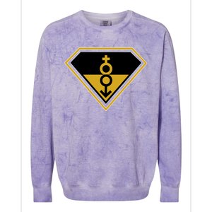 Super Straight Pride Superhero Colorblast Crewneck Sweatshirt