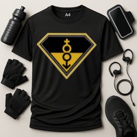 Super Straight Pride Superhero Cooling Performance Crew T-Shirt