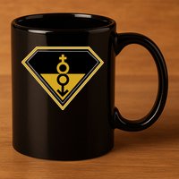 Super Straight Pride Superhero 11oz C Handle Ceramic Mug