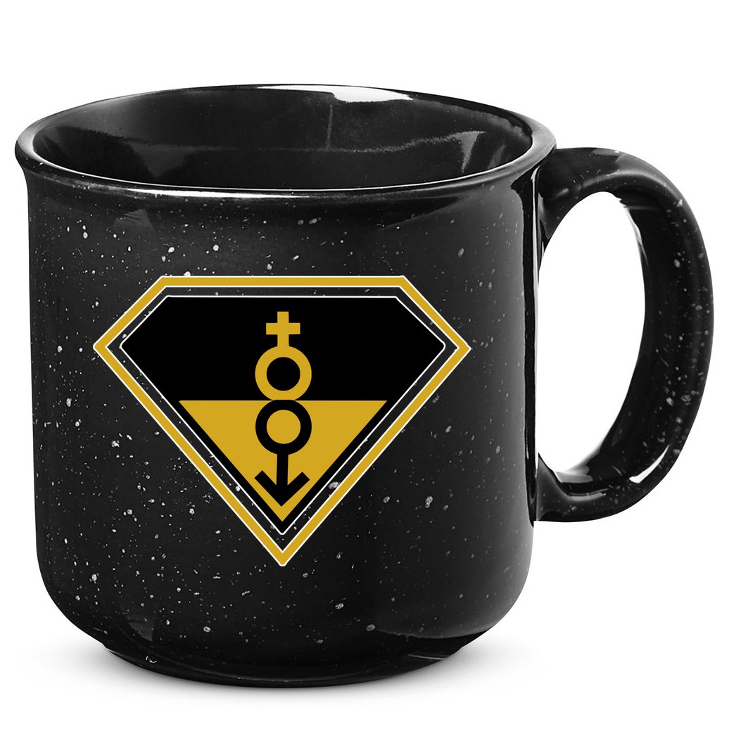 Super Straight Pride Superhero 15oz Campfire Ceramic Mug