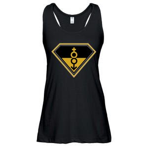 Super Straight Pride Superhero Ladies Essential Flowy Tank