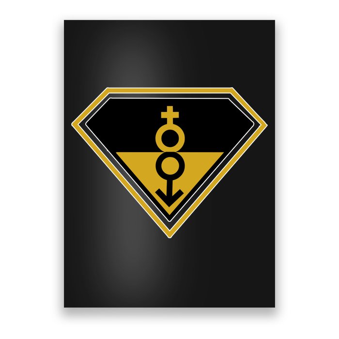 Super Straight Pride Superhero Poster