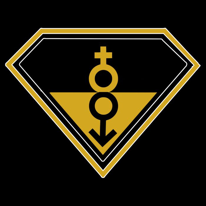 Super Straight Pride Superhero Poster