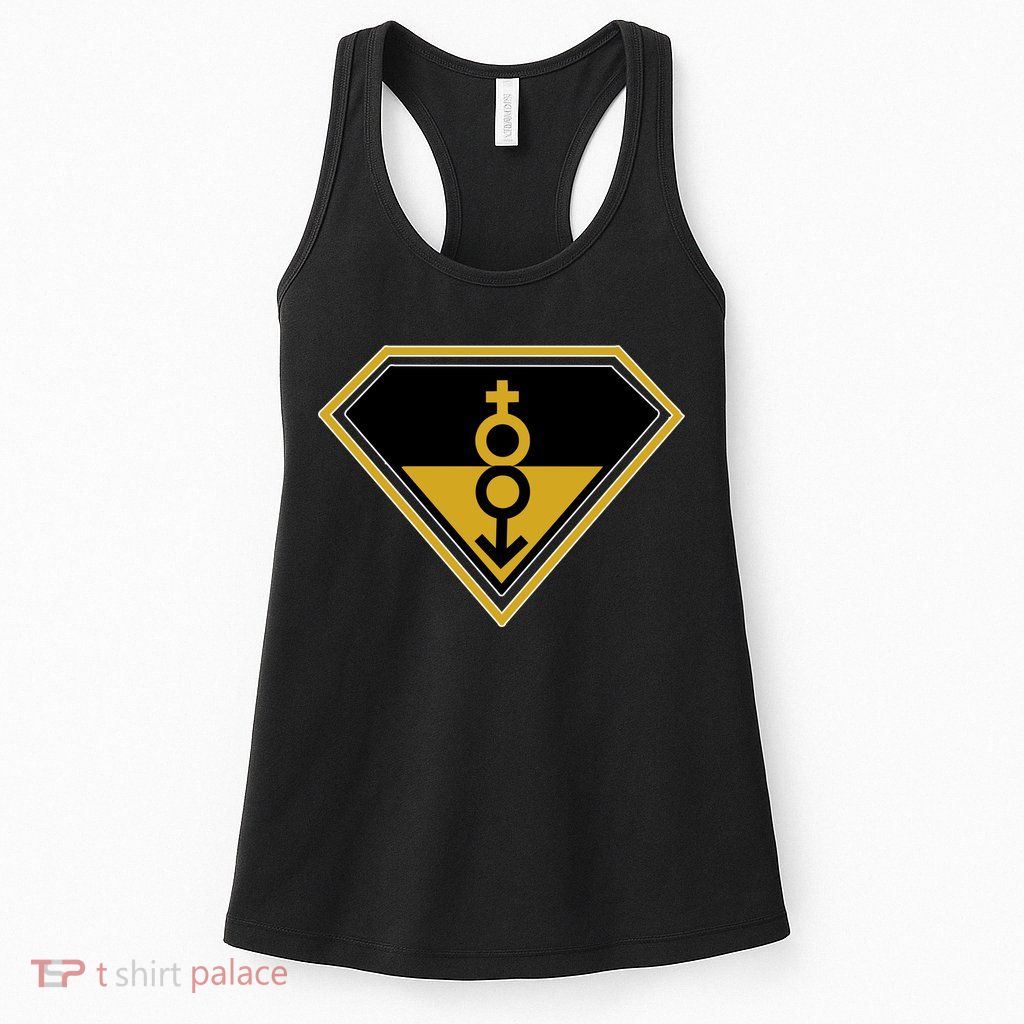 Super Straight Pride Superhero Womens Tank Top