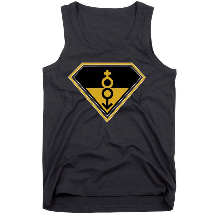 Super Straight Pride Superhero Tank Top