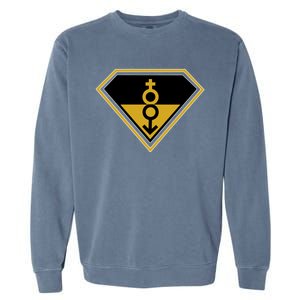 Super Straight Pride Superhero Garment-Dyed Sweatshirt