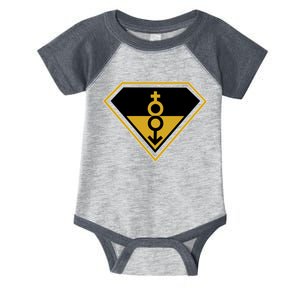 Super Straight Pride Superhero Infant Baby Jersey Bodysuit