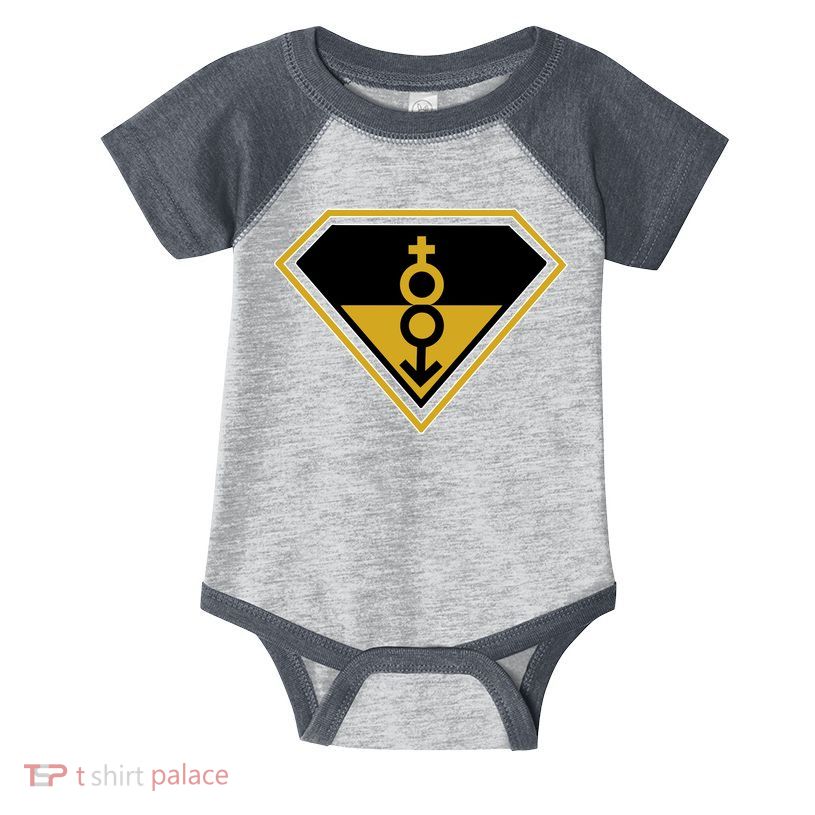Super Straight Pride Superhero Infant Baby Jersey Bodysuit