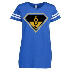 Super Straight Pride Superhero Enza Ladies Jersey Football T-Shirt