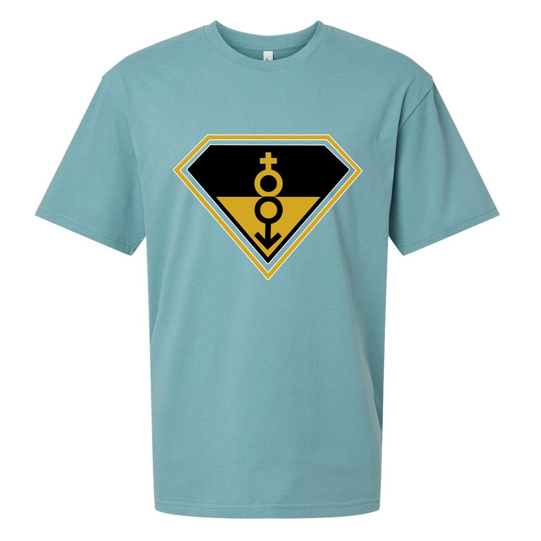 Super Straight Pride Superhero Sueded Cloud Jersey T-Shirt