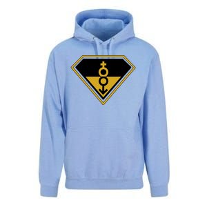 Super Straight Pride Superhero Unisex Surf Hoodie