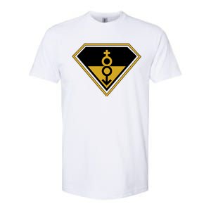 Super Straight Pride Superhero Softstyle CVC T-Shirt