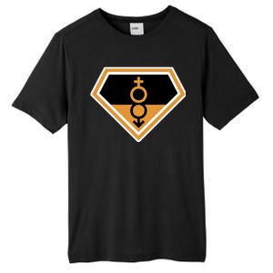 Super Straight Superhero Comic Logo Tall Fusion ChromaSoft Performance T-Shirt