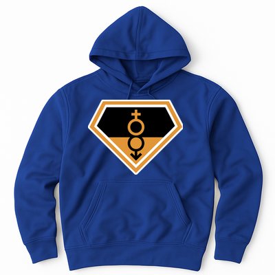 Super Straight Superhero Comic Logo Hoodie