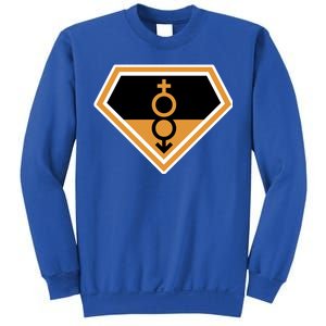 Super Straight Superhero Comic Logo Sweatshirt