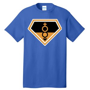 Super Straight Superhero Comic Logo Tall T-Shirt