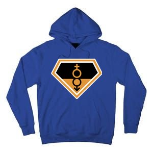 Super Straight Superhero Comic Logo Tall Hoodie