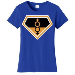 Super Straight Superhero Comic Logo Women's T-Shirt