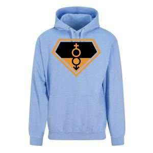 Super Straight Superhero Comic Logo Unisex Surf Hoodie