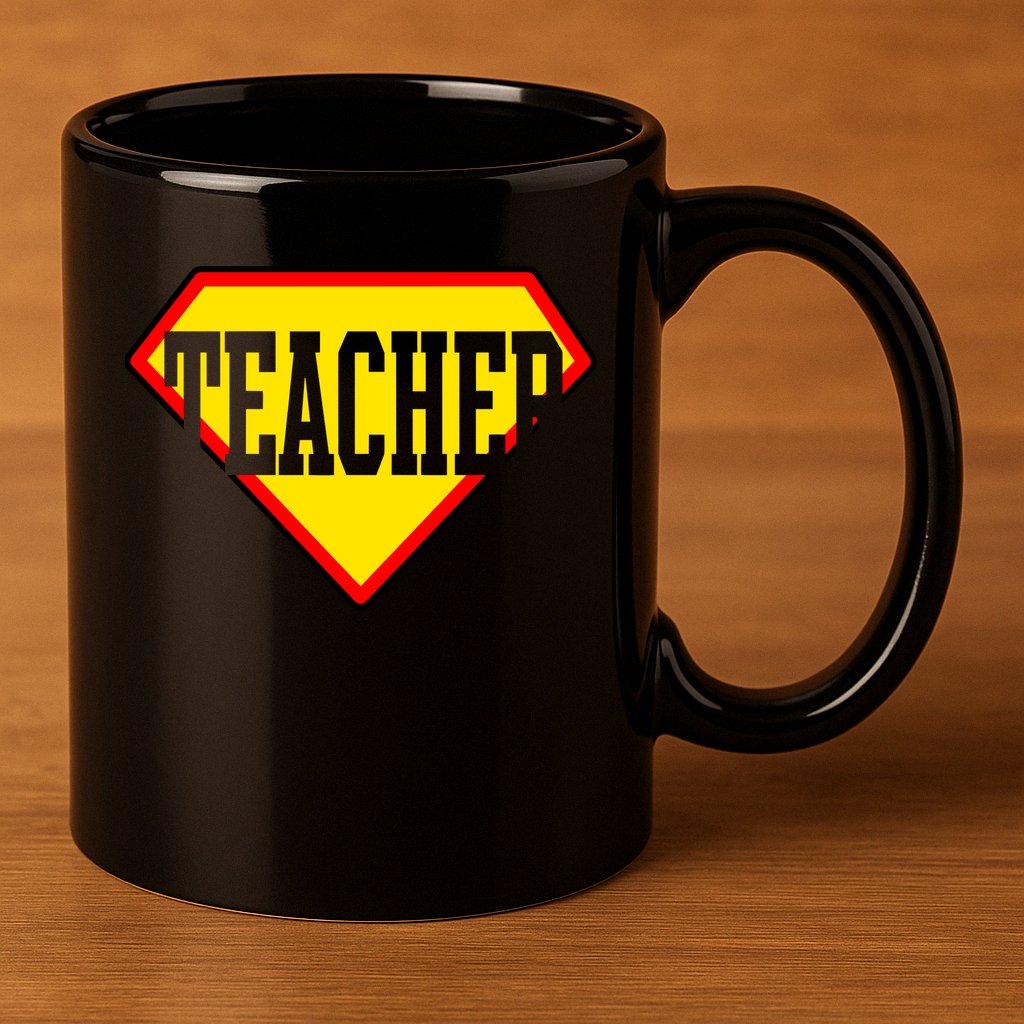 Super Teacher Hero 11oz C Handle Ceramic Mug