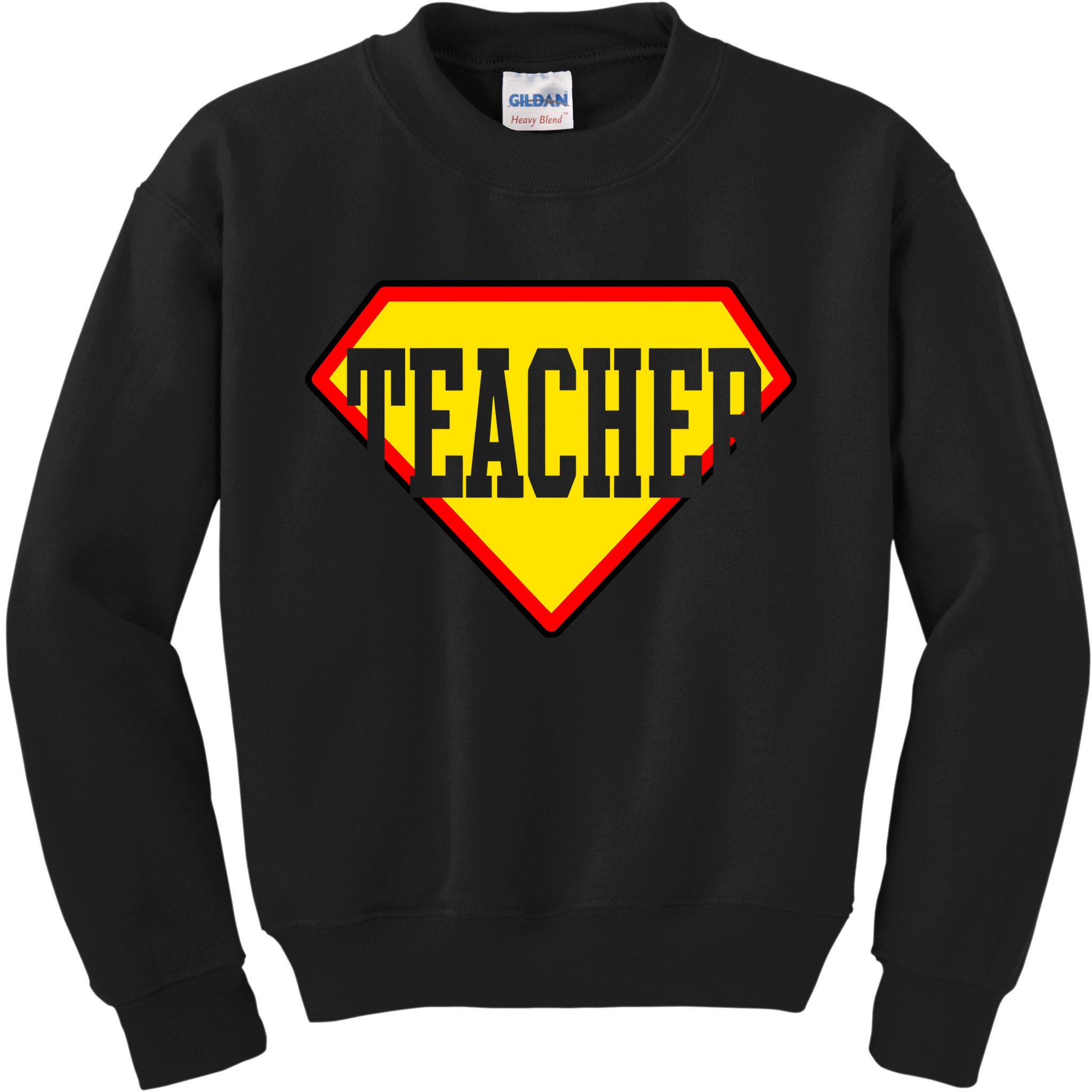 Super Teacher Hero Kids Sweatshirt