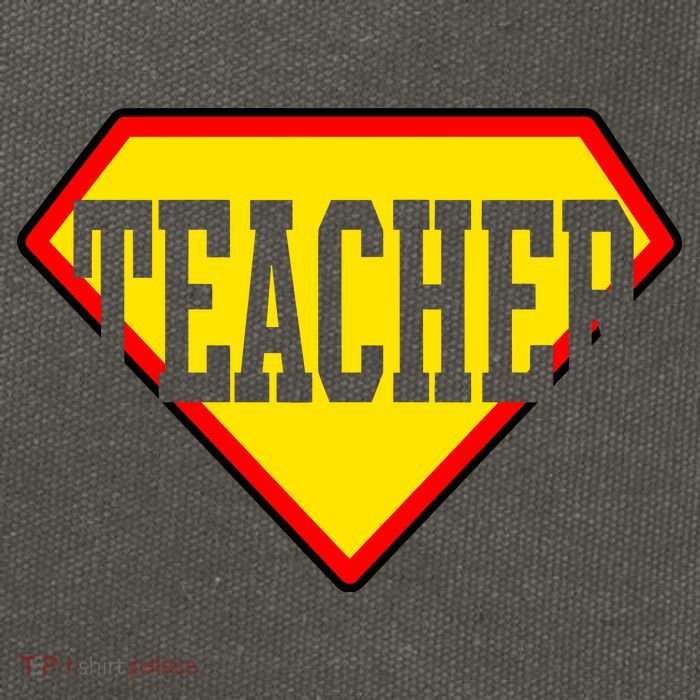 Super Teacher Hero Cotton Canvas Backpack