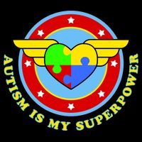 Super Woman Autism Is My Superpower 7-Panel Snapback Hat