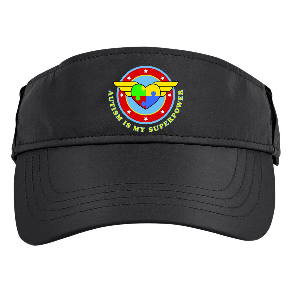 Super Woman Autism Is My Superpower Adult Drive Performance Visor