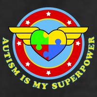 Super Woman Autism Is My Superpower Adult Drive Performance Visor