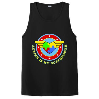 Super Woman Autism Is My Superpower PosiCharge Competitor Tank