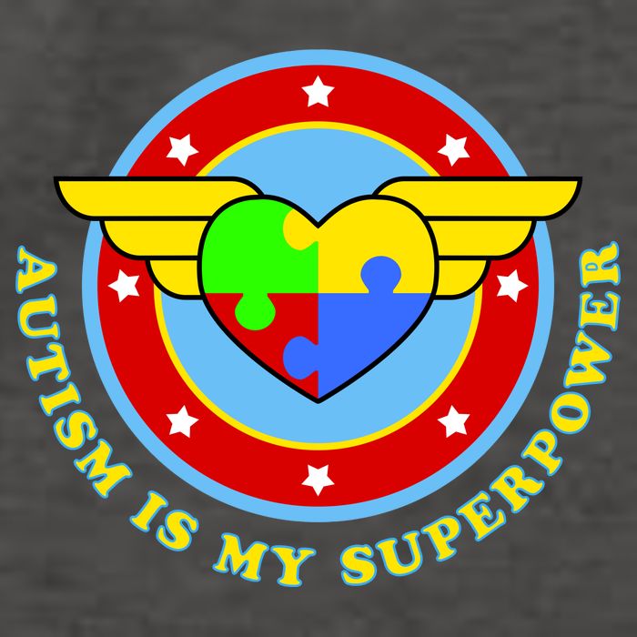 Super Woman Autism Is My Superpower Vector Backpack