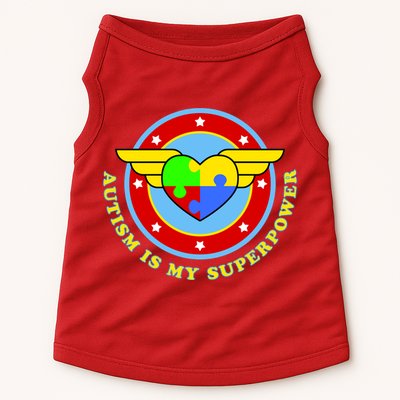 Super Woman Autism Is My Superpower Doggie Tank