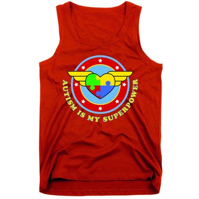 Super Woman Autism Is My Superpower Tank Top