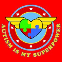 Super Woman Autism Is My Superpower Womens T-Shirt