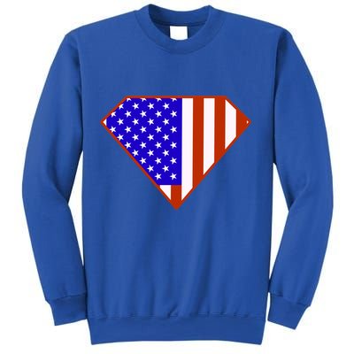 Superhero American Hero Flag Sweatshirt