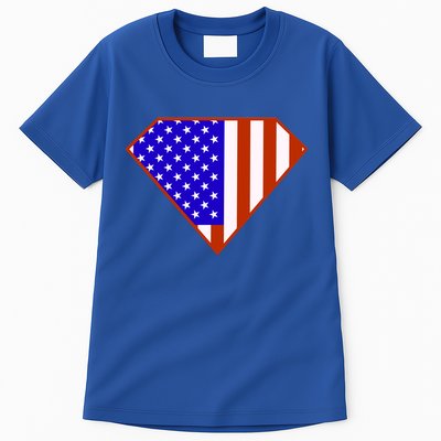 Superhero American Hero Flag Tall T-Shirt