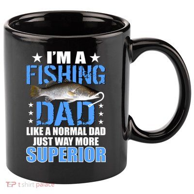 Superior Fishing Dad 11oz C Handle Ceramic Mug