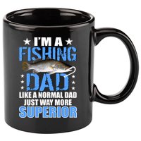 Superior Fishing Dad 11oz C Handle Ceramic Mug
