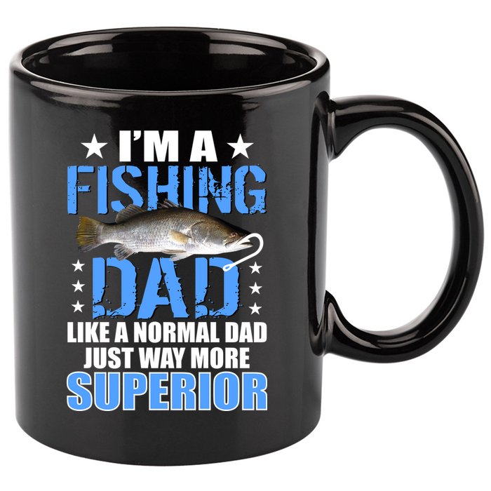 Superior Fishing Dad 11oz C Handle Ceramic Mug