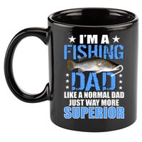 Superior Fishing Dad 11oz C Handle Ceramic Mug