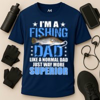 Superior Fishing Dad Cooling Performance Crew T-Shirt