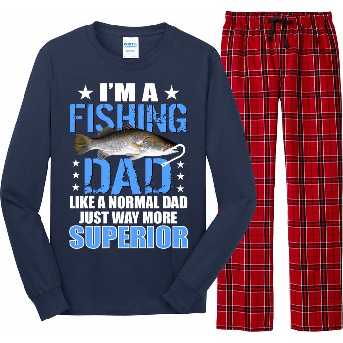 Superior Fishing Dad Long Sleeve Pajama Set