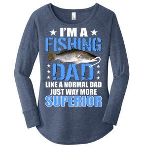 Superior Fishing Dad Women's Perfect Tri Tunic Long Sleeve Shirt