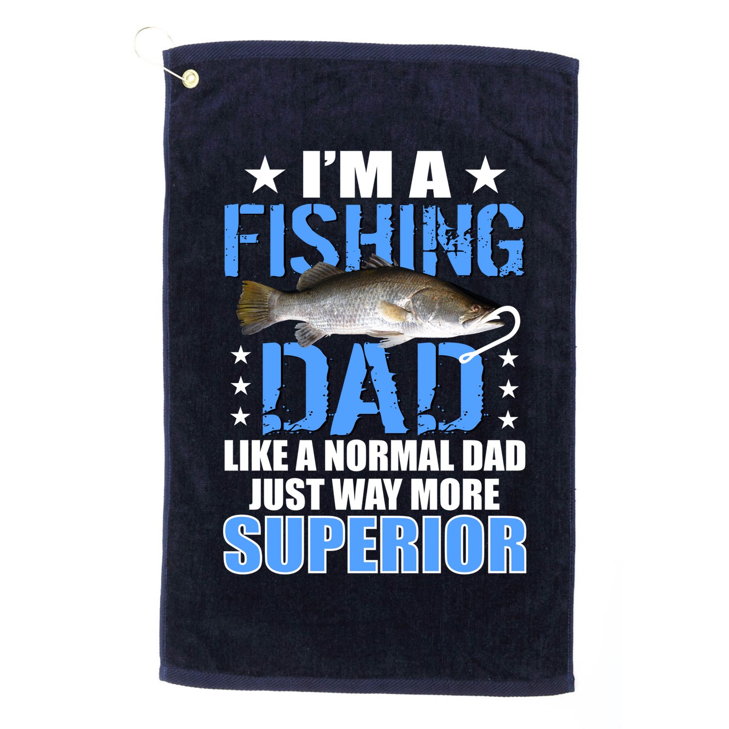 Superior Fishing Dad Golf Towel
