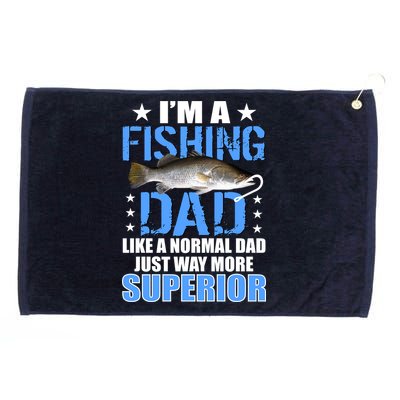 Superior Fishing Dad Grommeted Golf Towel