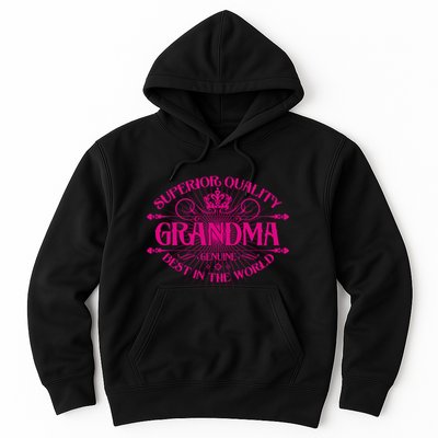 Superior Quality Grandma Best In The World Hoodie